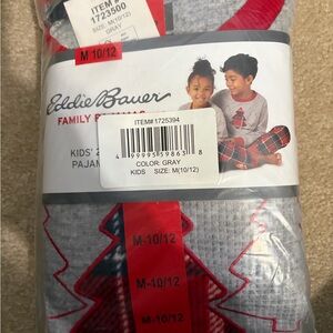 Eddie Bauer Kids Family Pajamas – Size M (10/12) – Christmas Tree Set – NWT